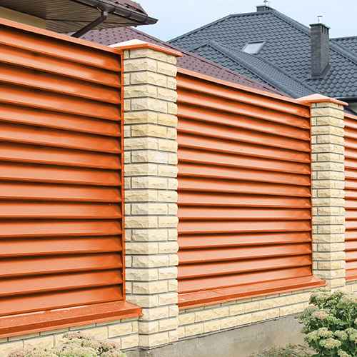 Производство и поставка забора Еврожалюзи Milan